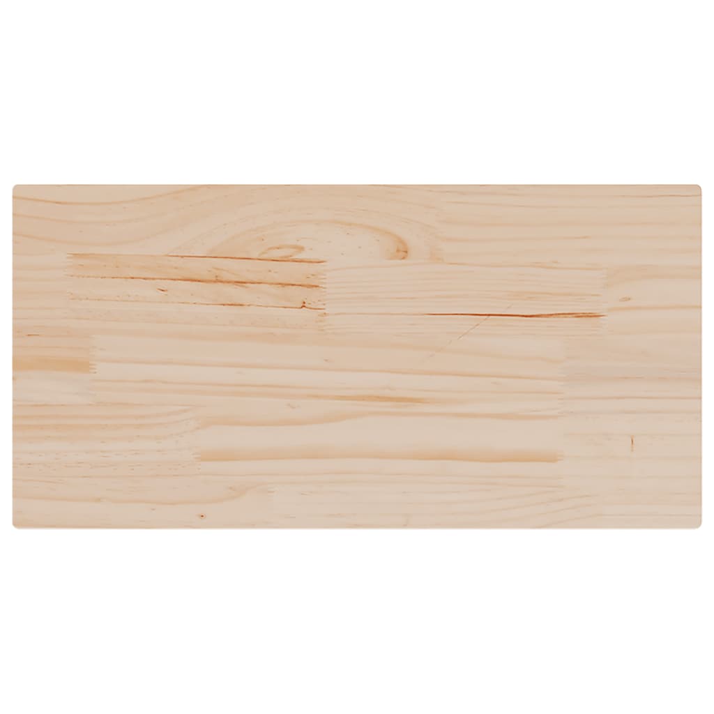 Stolne ploče 2 kom 70x35x1,7 cm od masivne borovine pravokutne