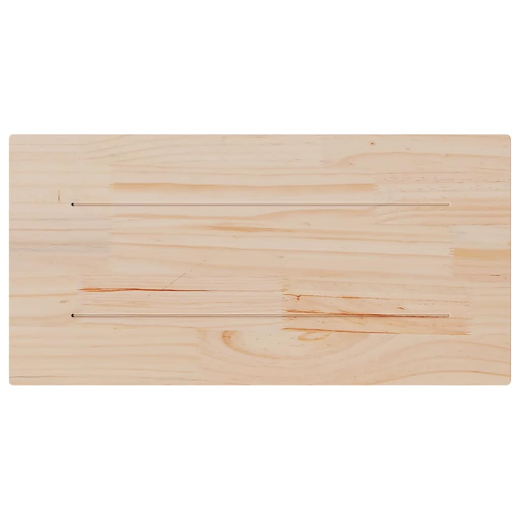 Stolne ploče 2 kom 60x30x2,5 cm od masivne borovine pravokutne