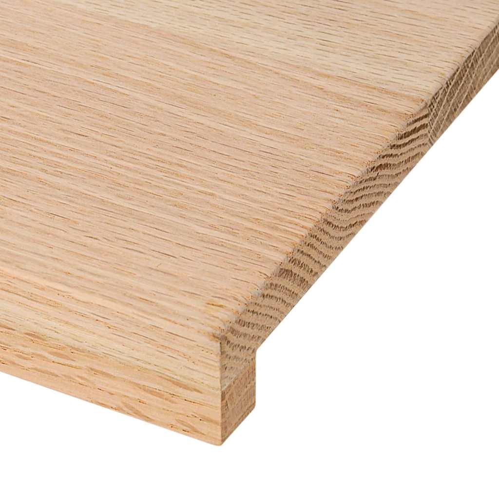 Prozorske klupice 2 kom 160x30x2 cm netretirane masivne hrast