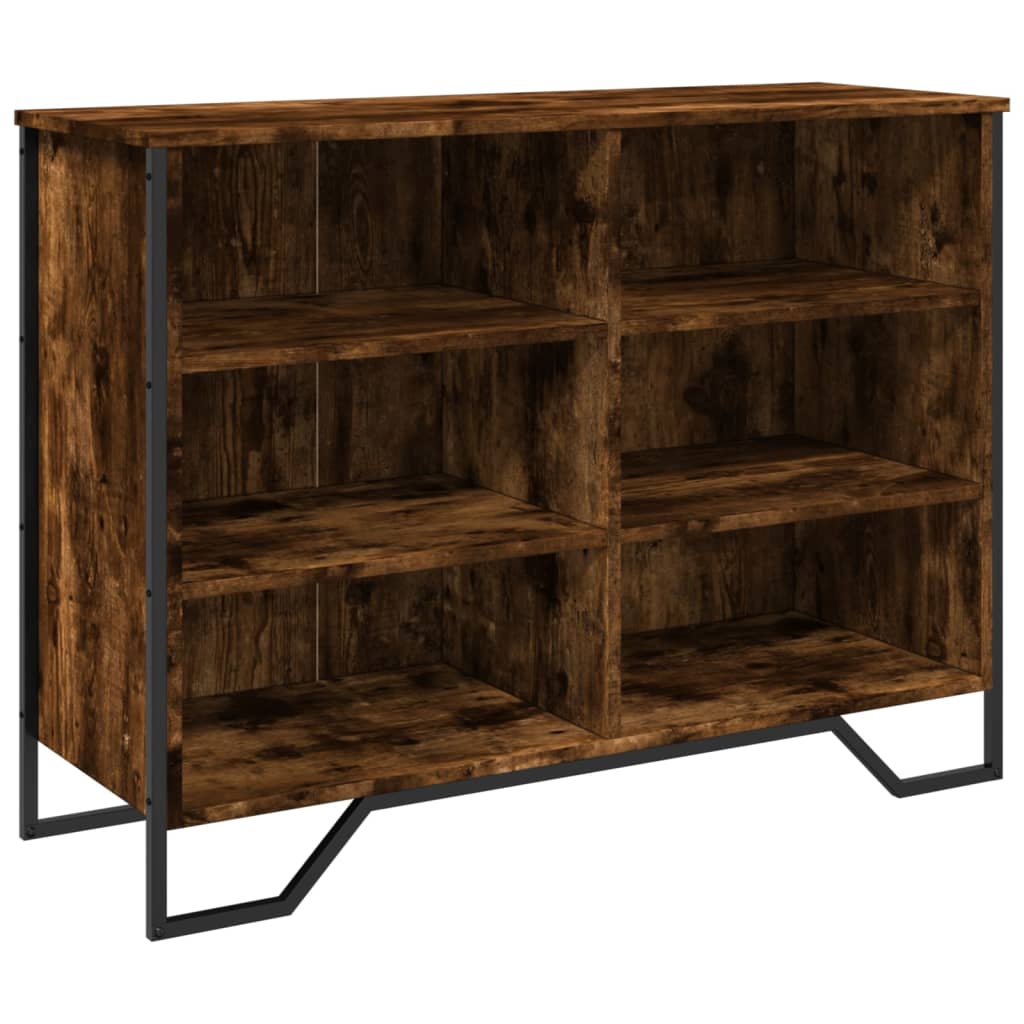 Komoda boja dimljenog hrasta 101x35,5x74,5 cm konstruirano drvo