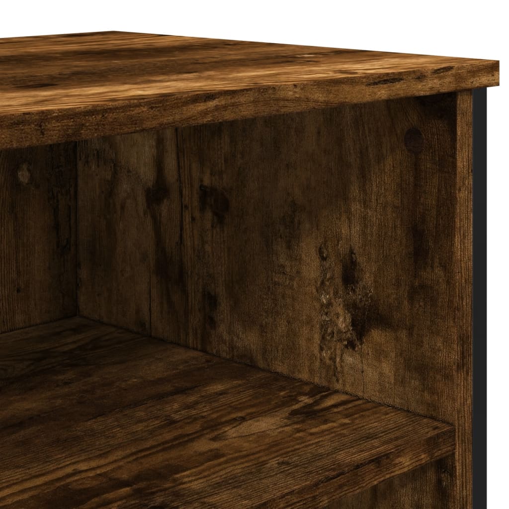 Komoda boja dimljenog hrasta 101x35,5x74,5 cm konstruirano drvo