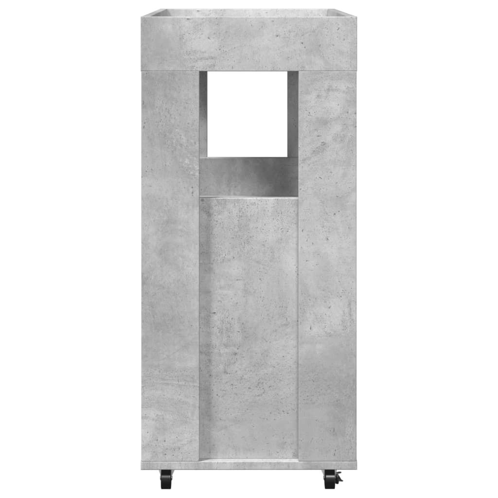 Barska kolica boja betona 60x39,5x89 cm od konstruiranog drva