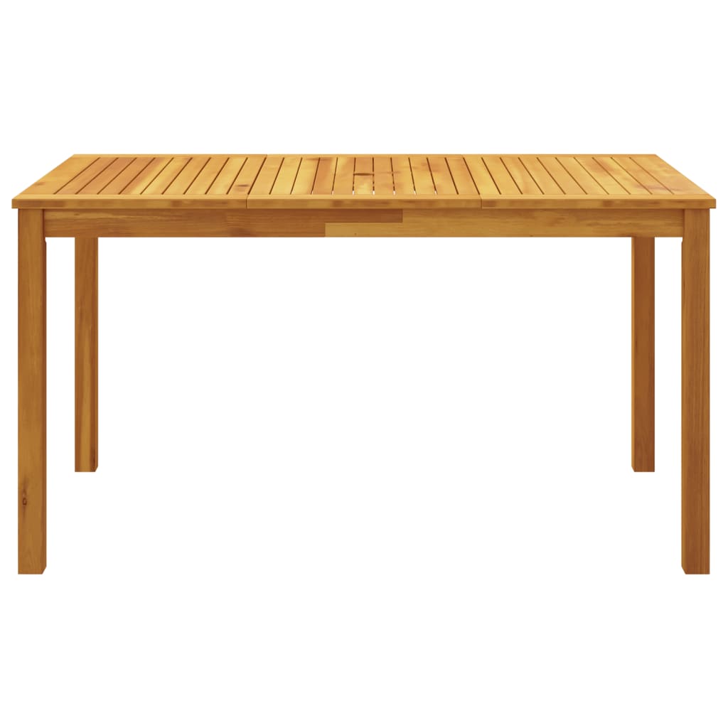 5-dijelni vrtni blagovaonski set 140x80x74 cm od masivnog bagremovog drva