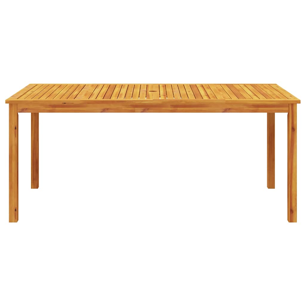 7-dijelni vrtni blagovaonski set 180x90x75 cm od masivnog bagremovog drva