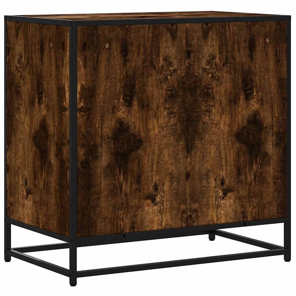 Ormar s ladicama dimljeni hrast 70x41x70 cm konstruirano drvo