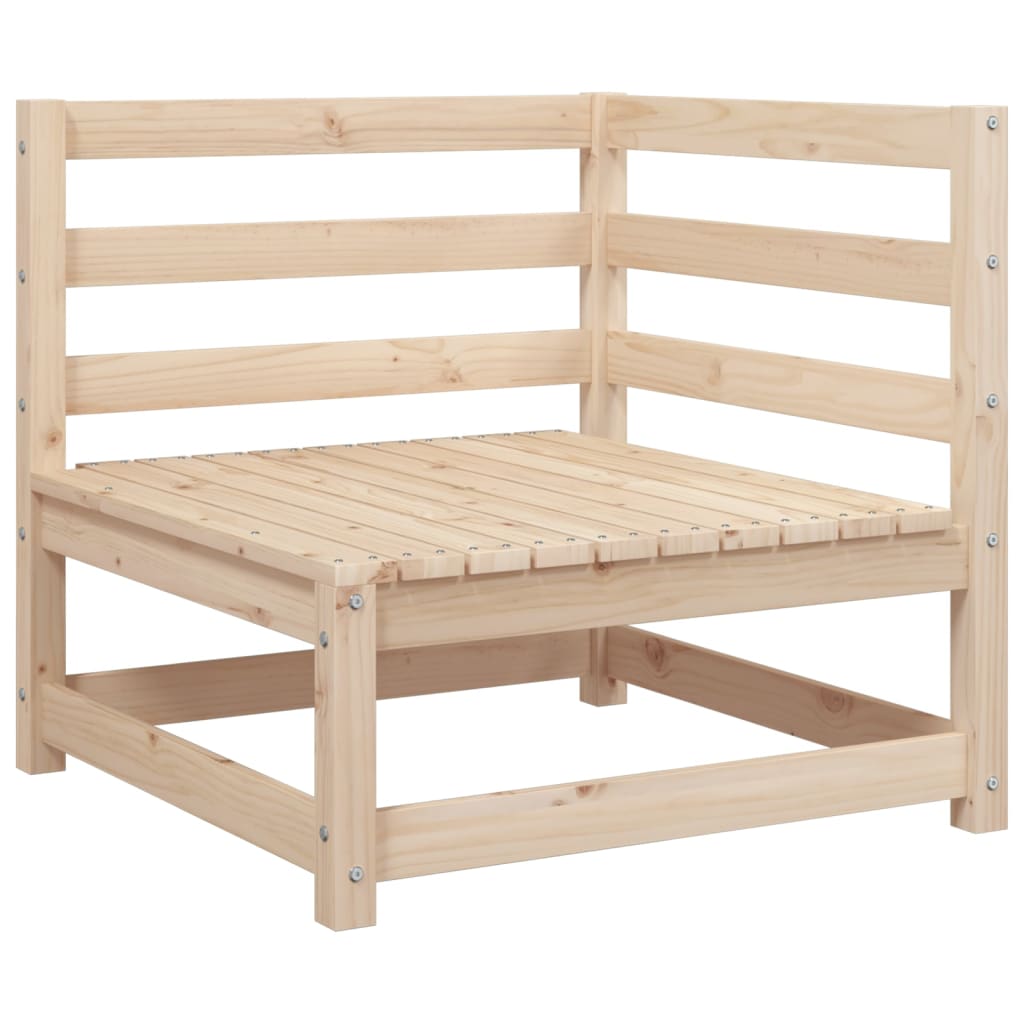 10-dijelni set vrtnih sofa od masivne borovine