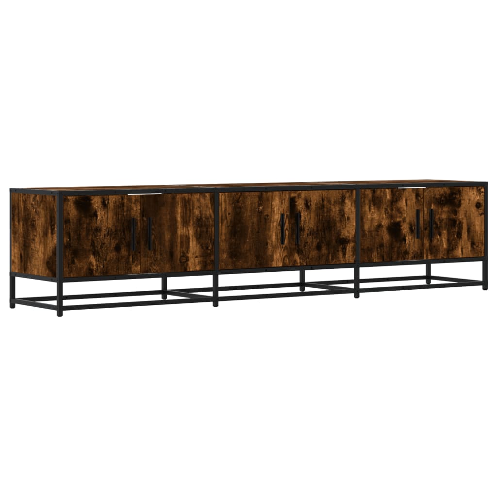 TV ormarić boja dimljenog hrasta 180x35x41 cm konstruirano drvo