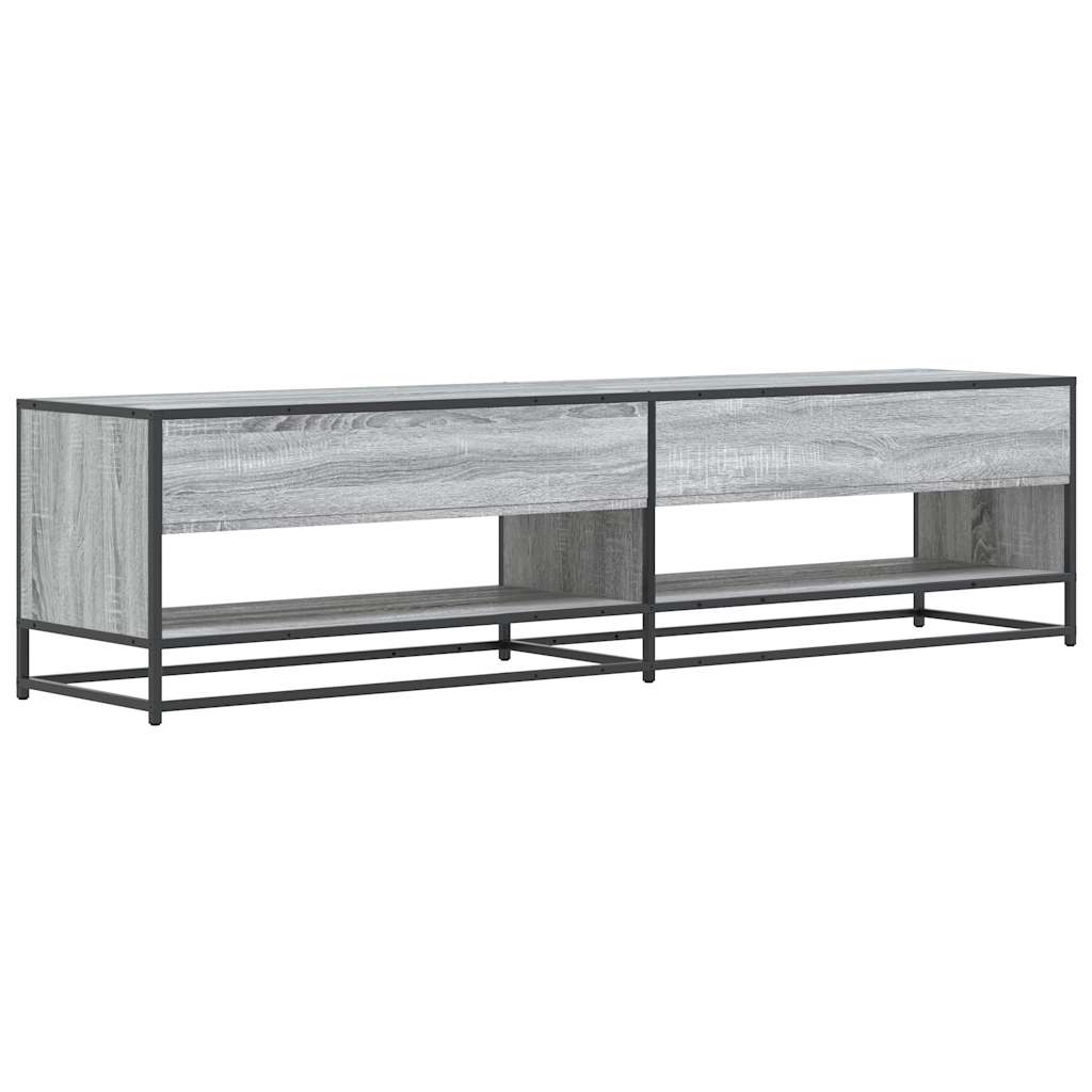 TV ormarić sivi Sonoma 180,5x40x46 cm izrađeno drvo