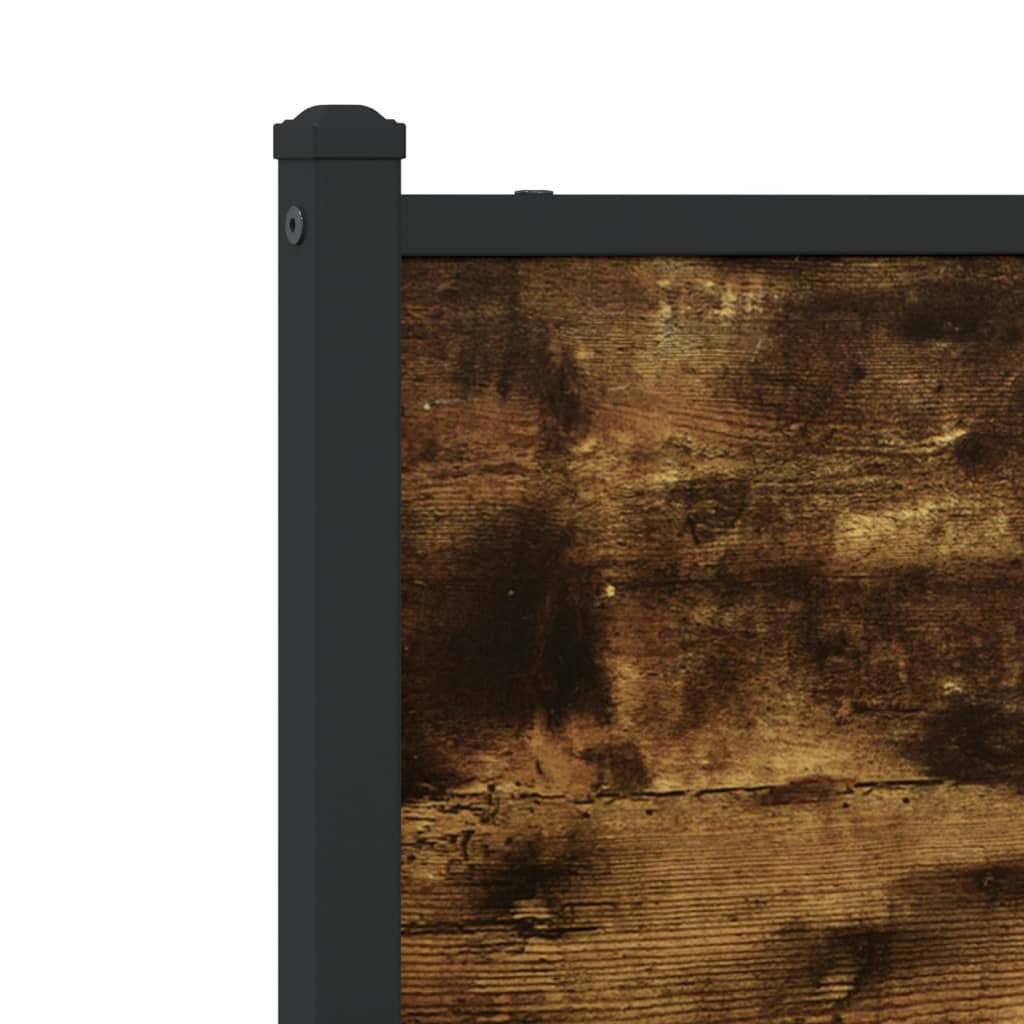 Metalni okvir kreveta bez madraca boja hrasta 183x213 cm
