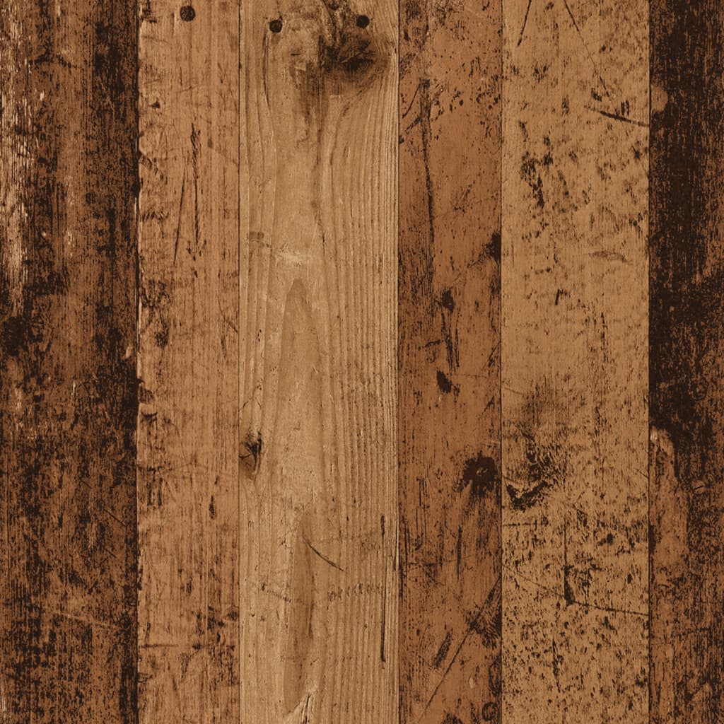 Regal za knjige boja staro drvo 102x32x102 cm konstruirano drvo