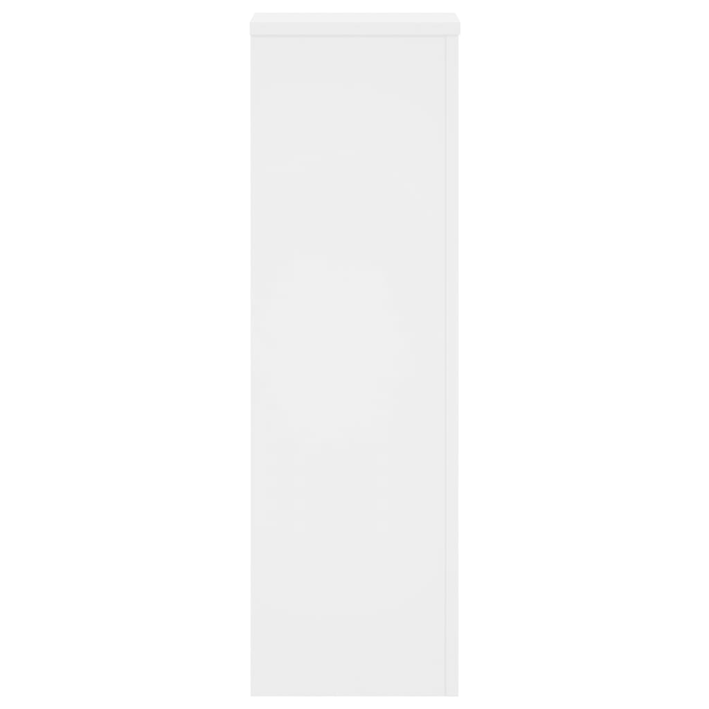 Stalci za biljke 2 kom bijeli 25x25x80 cm konstruirano drvo