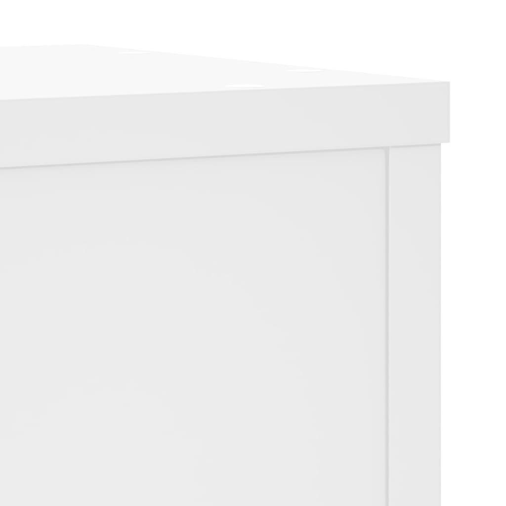 Stalci za biljke 2 kom bijeli 25x25x80 cm konstruirano drvo