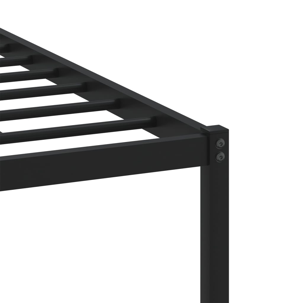 Metalni okvir kreveta bez madraca boja hrasta 183x213 cm