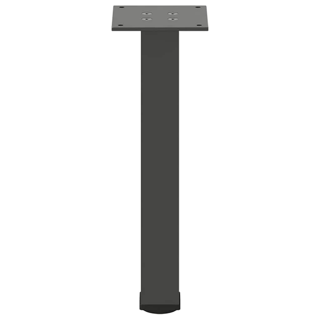 Noge za klub stolić 4 kom. antracit 42-44 cm čelik