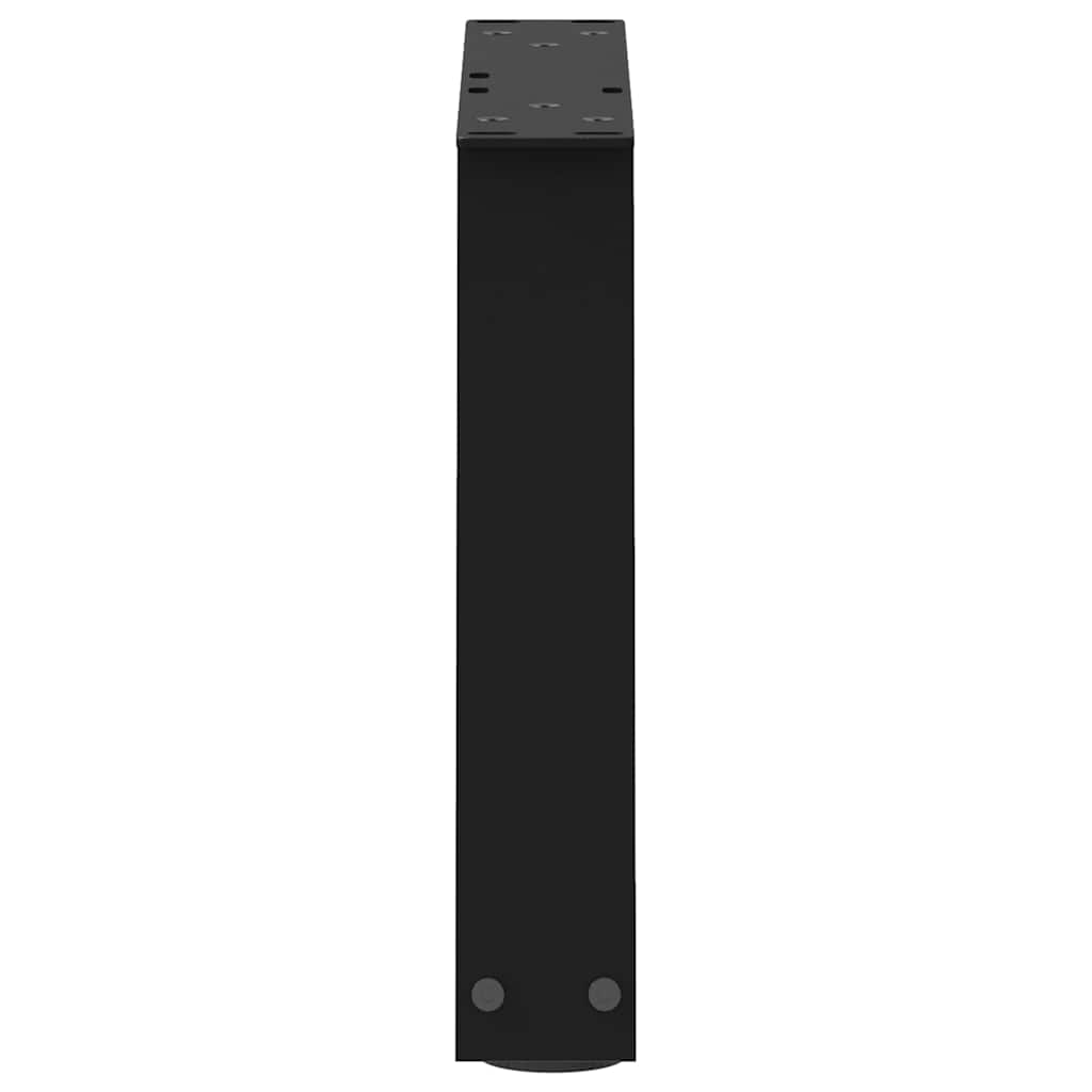 Noge za klub stolić V-oblika 2 kom Crne 30 x (30-31,3) cm Čelik