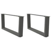Noge za klub stolić V-oblika 2 kom antracit 70 x (30-31,3) cm čelik