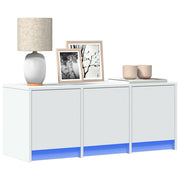 TV ormarić LED bijeli 97x34x40 cm od konstruiranog drva