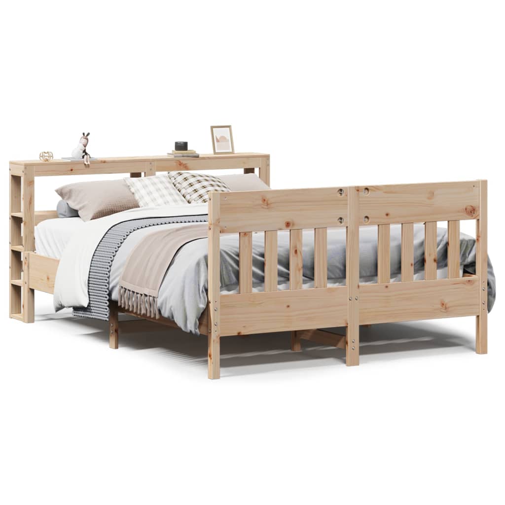 Okvir kreveta bez madraca 120 x 190 cm od masivne borovine