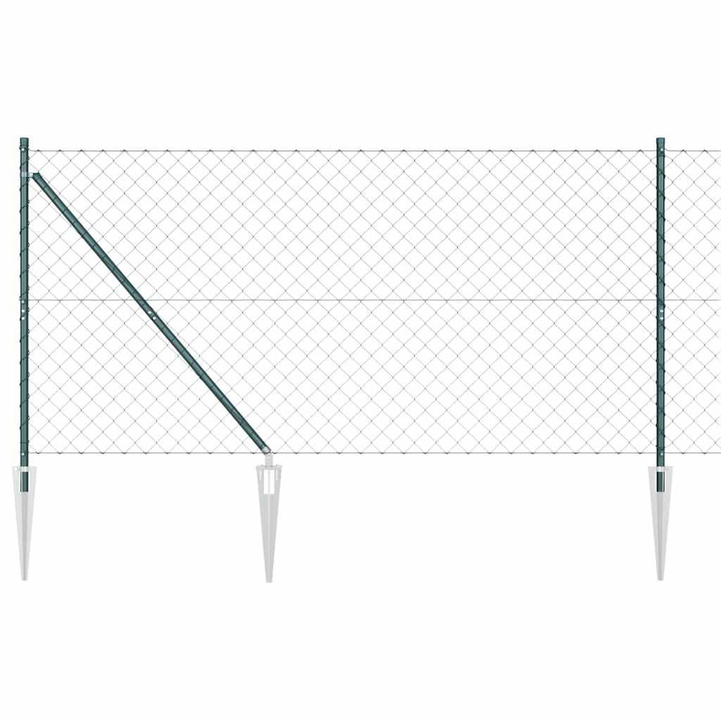 Zavareno žičano ograđivanje s bodljama 25 x 1,2 m Zelena Mreža