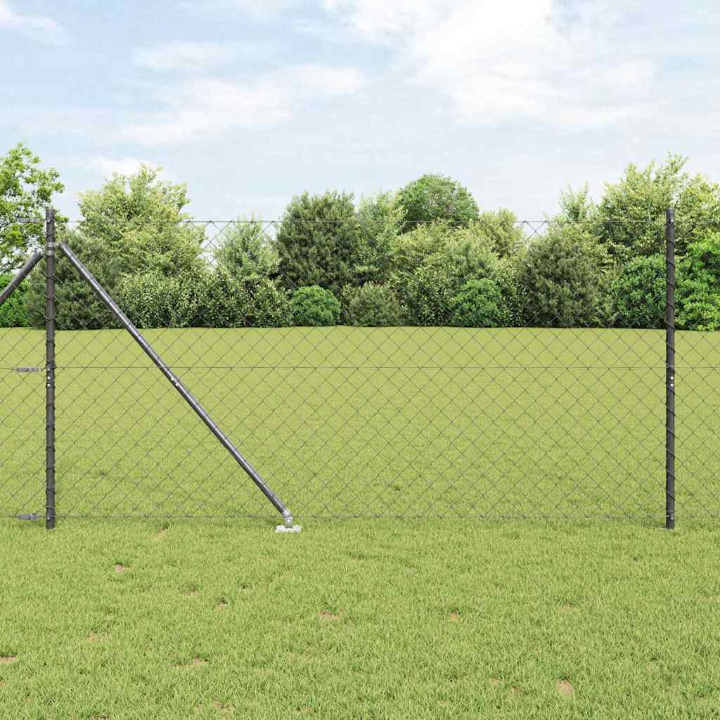 Zavareno žičano ograđivanje s bodljama 25 x 1,2 m Siva Mreža