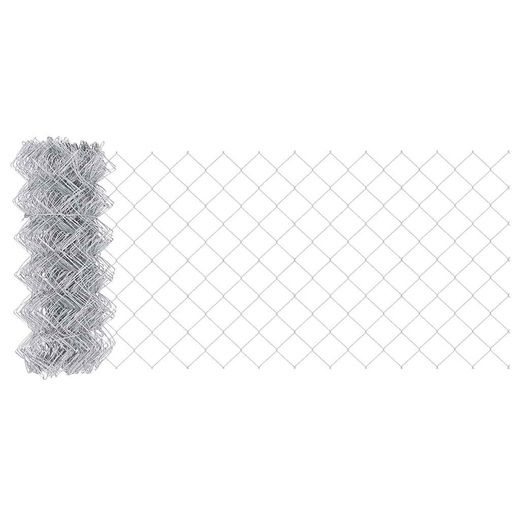 Zavareno žičano ograđivanje s bodljama 10 x 0,8 m Srebrna Mreža