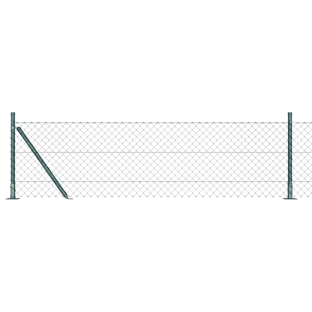 Zavareno žičano ogradno mreža s betonskom podlogom 10 x 0,6 m