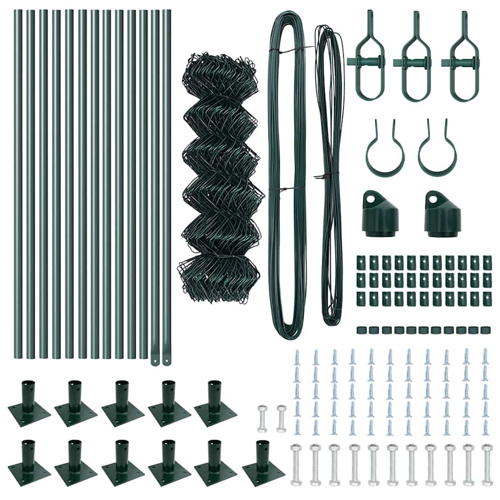 Zavareno žičano ogradno mreža s betonskom podlogom 25 x 0,6 m