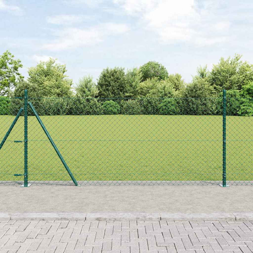 Zavareno žičano ogradno mreža s betonskom podlogom 0,8 x 25 m