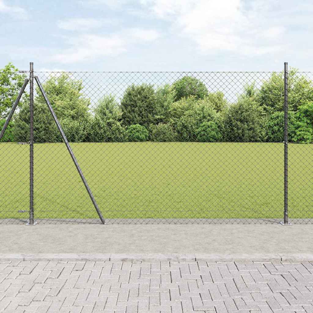 Zavareno žičano ogradno mreža s betonskom podlogom 10 x 1,6 m