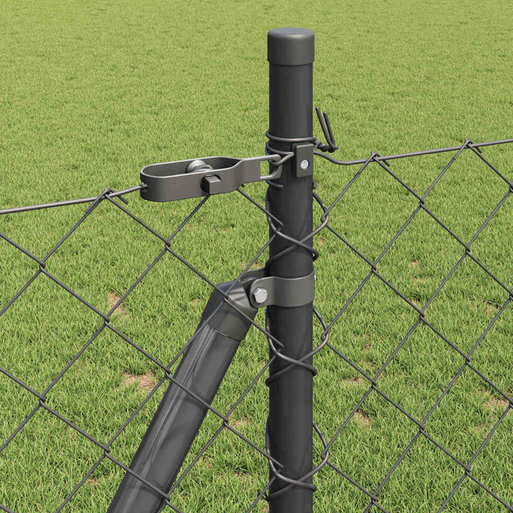 Zavareno žičano ogradno mreža s betonskom podlogom 10 x 0,8 m