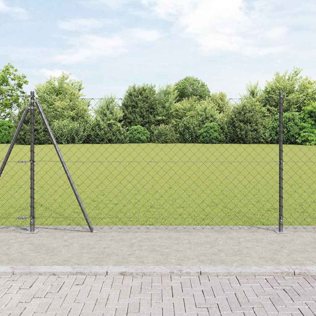 Zavareno žičano ogradno mreža s betonskom podlogom 10 x 1,2 m