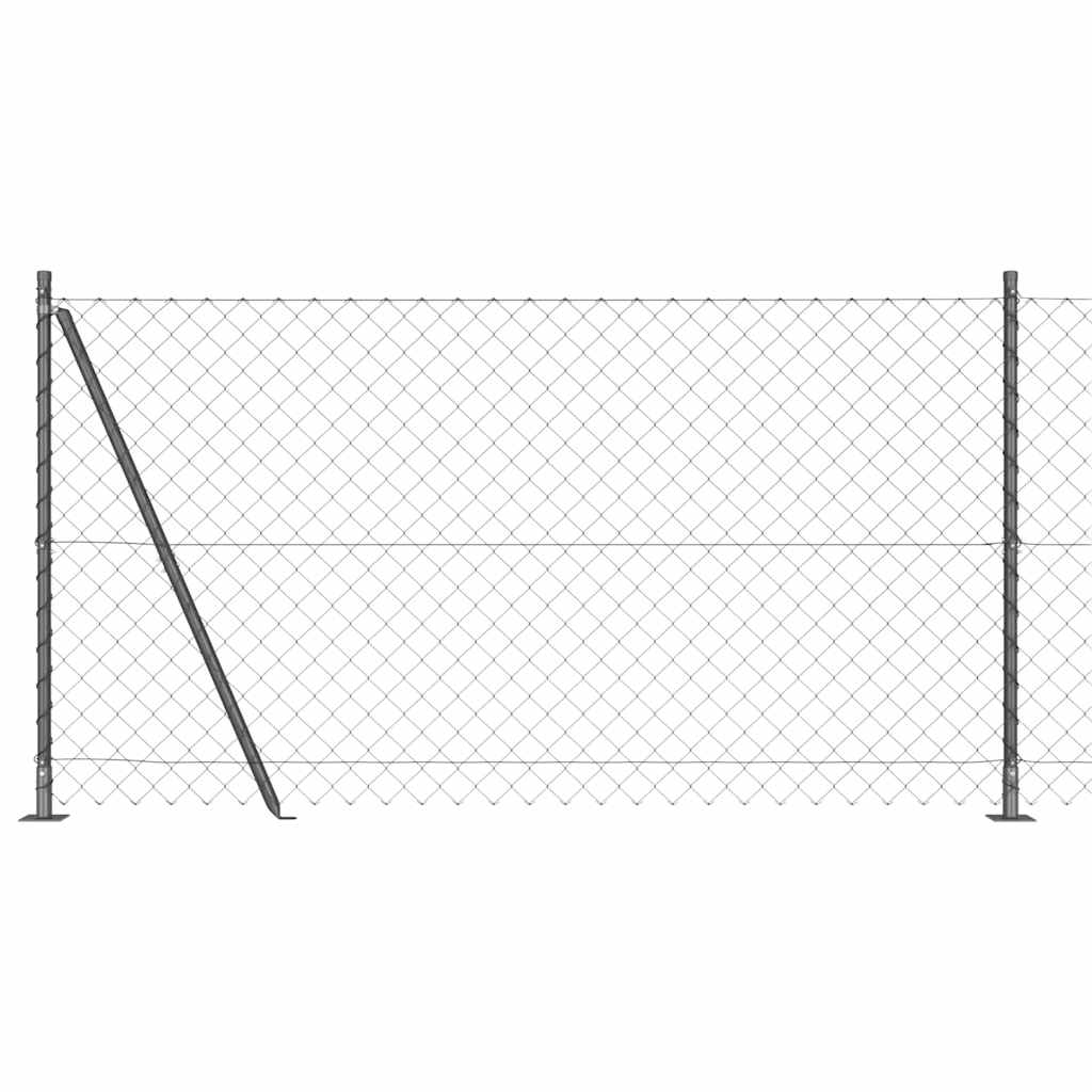 Zavareno žičano ogradno mreža s betonskom podlogom 10 x 1,2 m