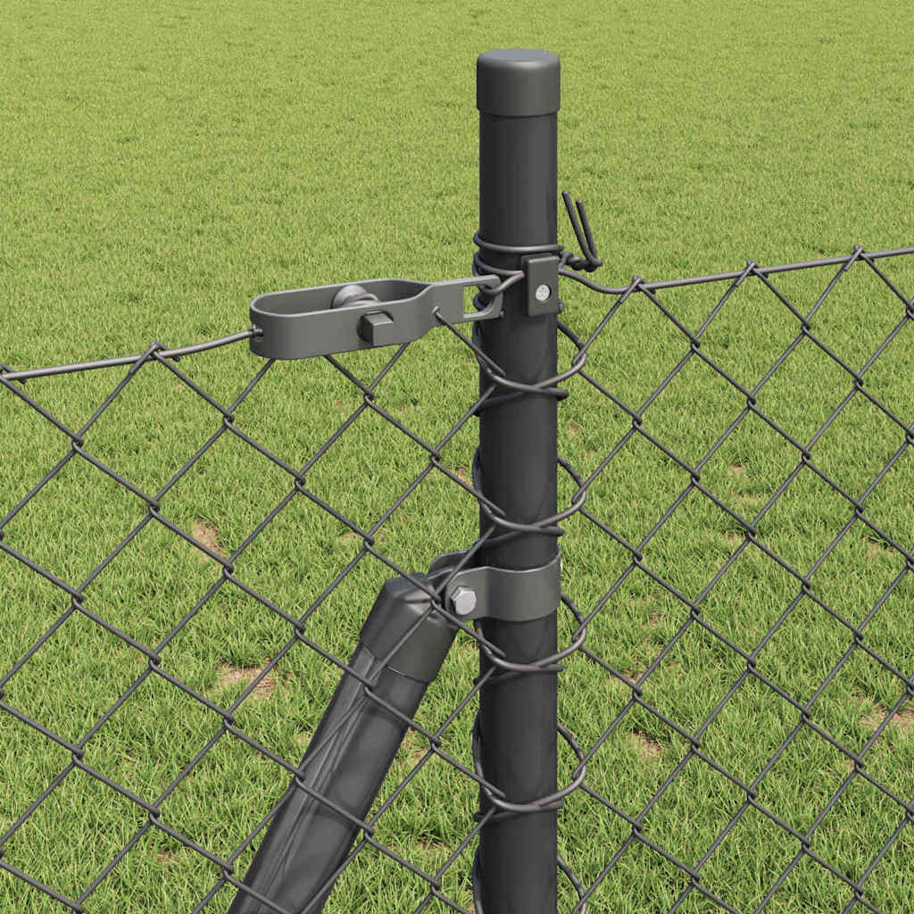 Zavareno žičano ogradno mreža s betonskom podlogom 25 x 0,8 m