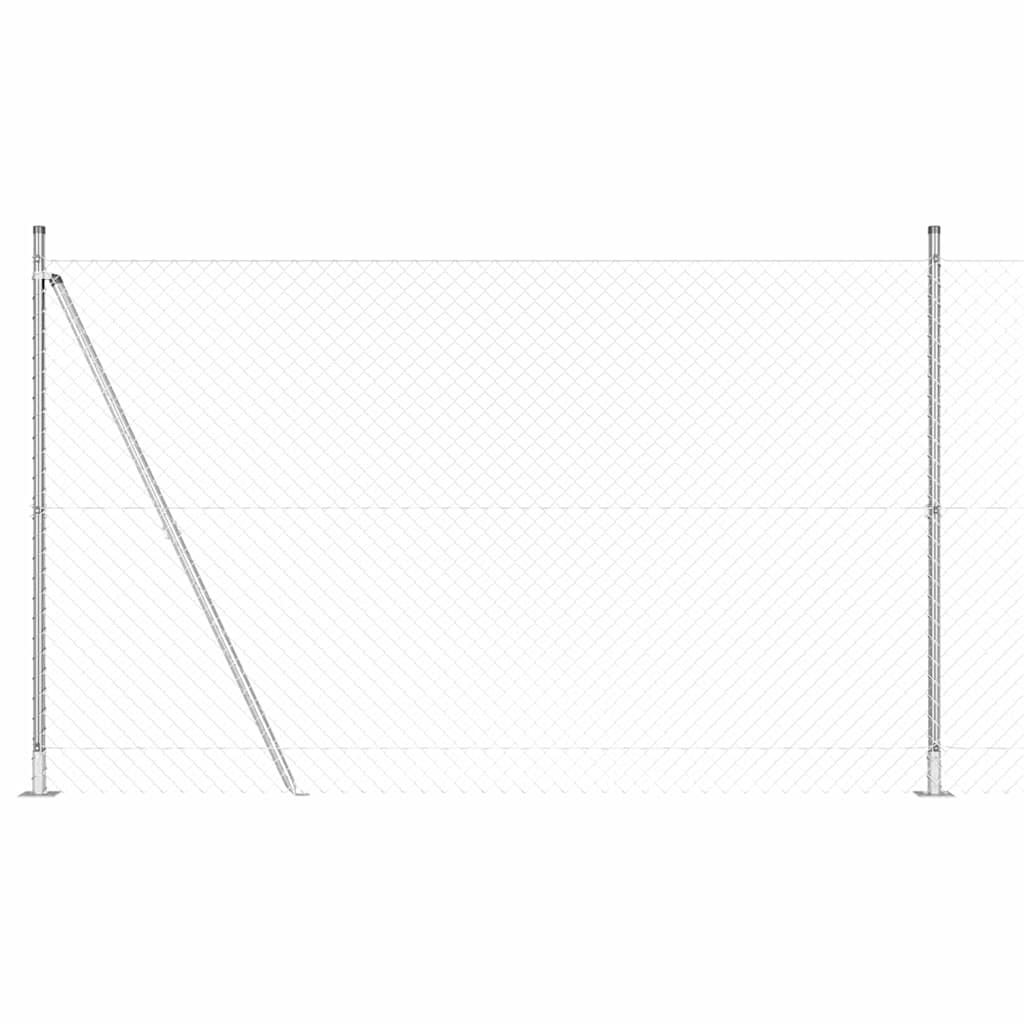 Zavareno žičano ogradno mreža s betonskom podlogom 10 x 1,6 m
