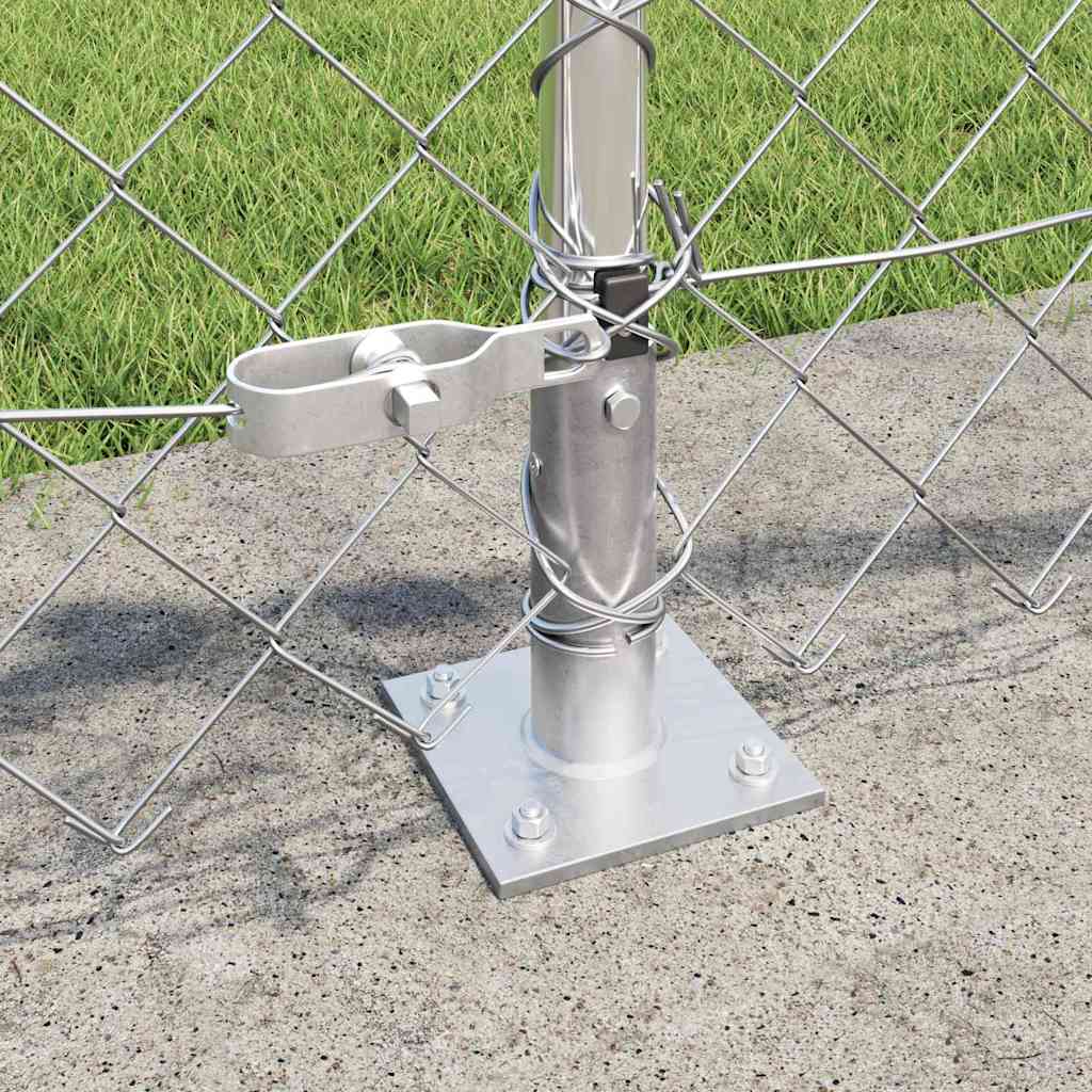 Zavareno žičano ogradno mreža s betonskom podlogom 10 x 0,6 m