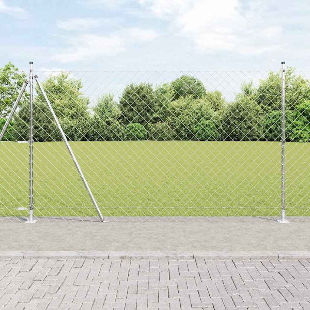 Zavareno žičano ogradno mreža s betonskom podlogom 10 x 1,4 m
