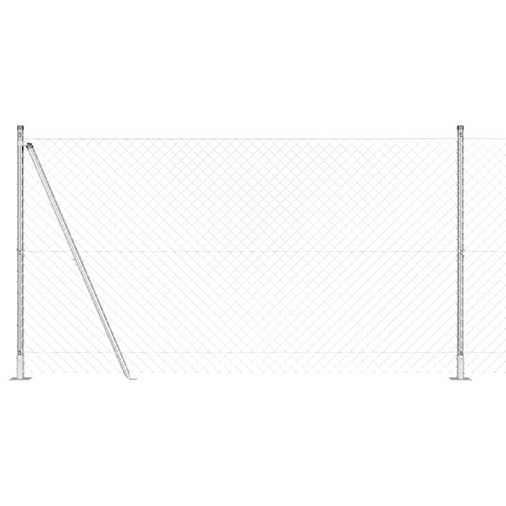 Zavareno žičano ogradno mreža s betonskom podlogom 25 x 1,2 m