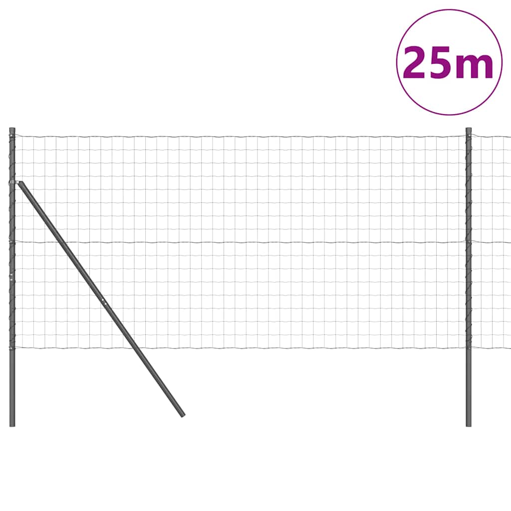 Temeljna zavarena žičana ograda 25 x 1,2 m (Š x V)