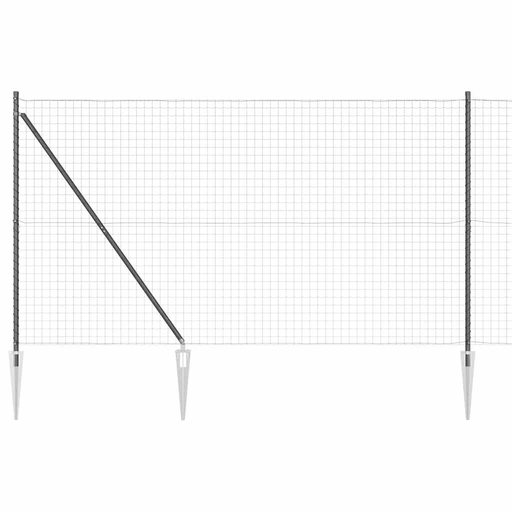 Zavareno žičano ograđivanje s bodljama 10 x 1,5 m (Š x V)