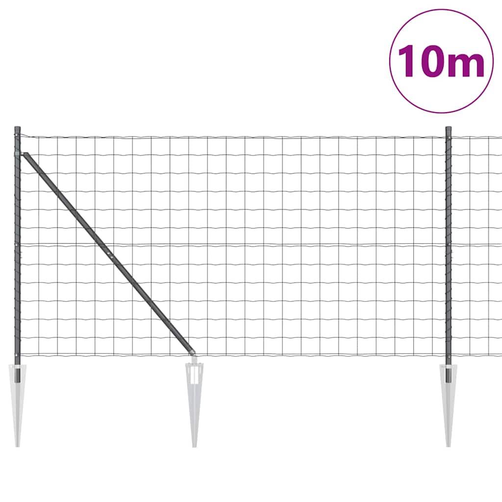 Zavareno žičano ograđivanje s bodljama 10 x 1,4 m (Š x V)