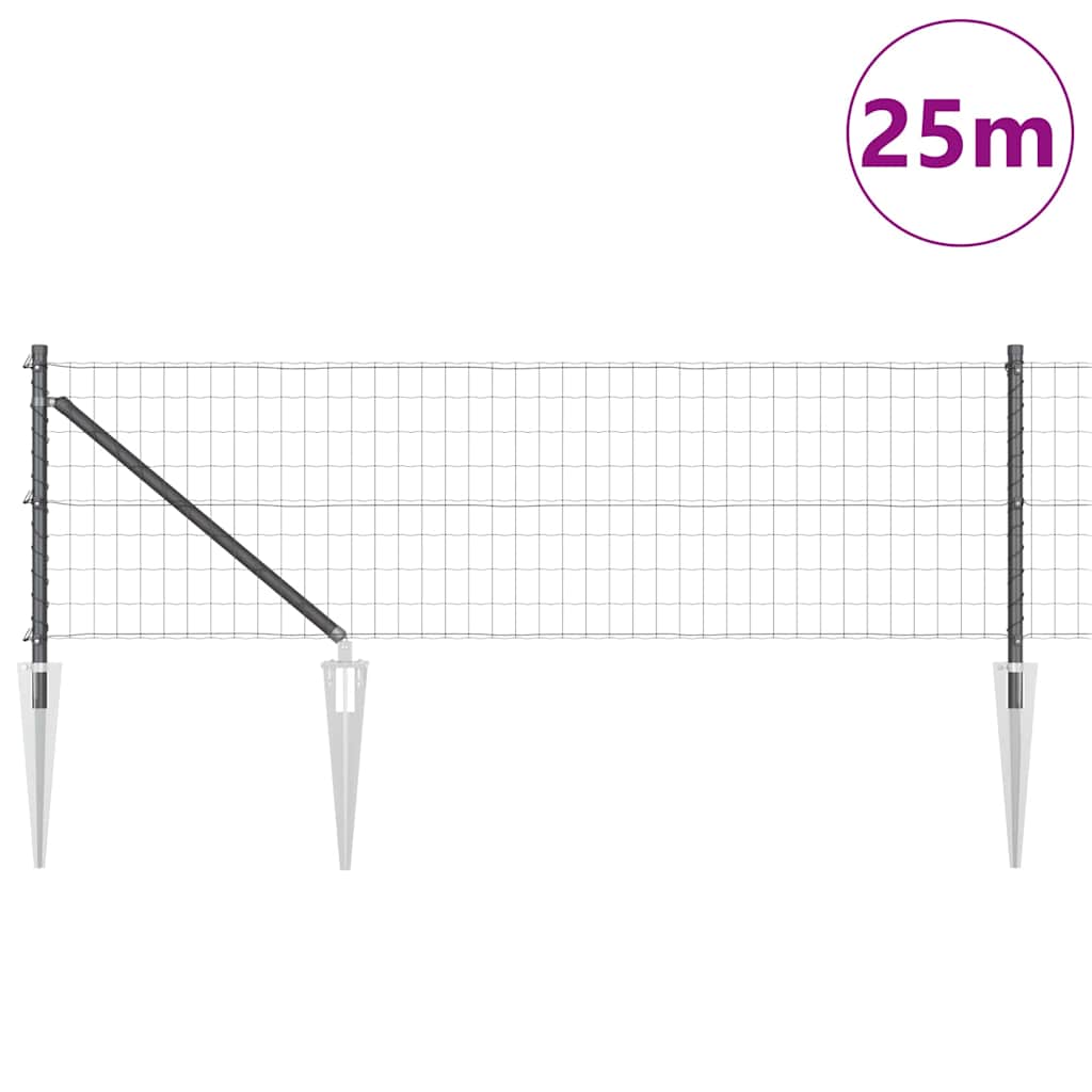 Zavareno žičano ograđivanje s bodljama 25 x 0,6 m (Š x V)