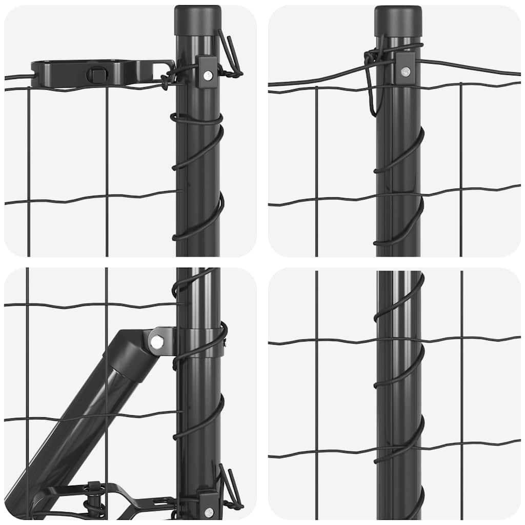 Zavareno žičano ograđivanje s bodljama 25 x 0,8 m (Š x V)