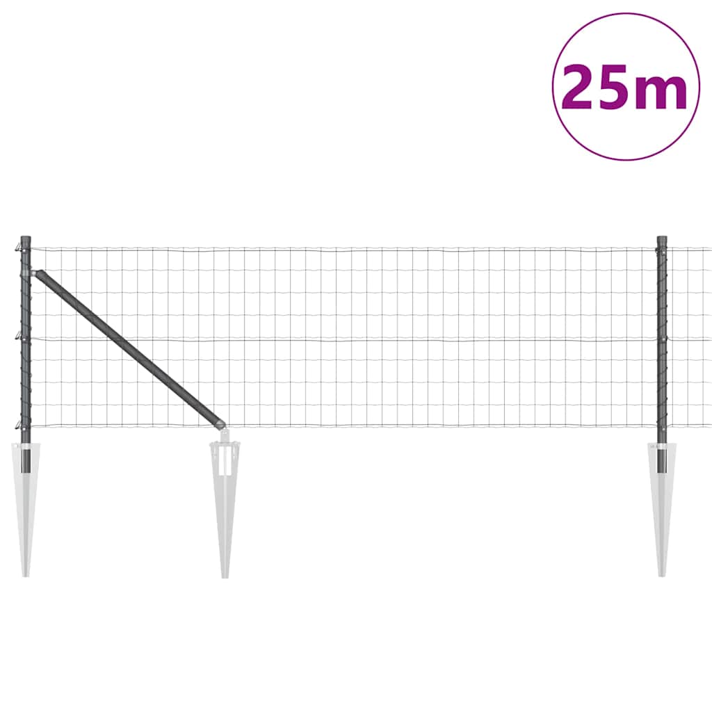 Zavareno žičano ograđivanje s bodljama 25 x 0,6 m (Š x V)