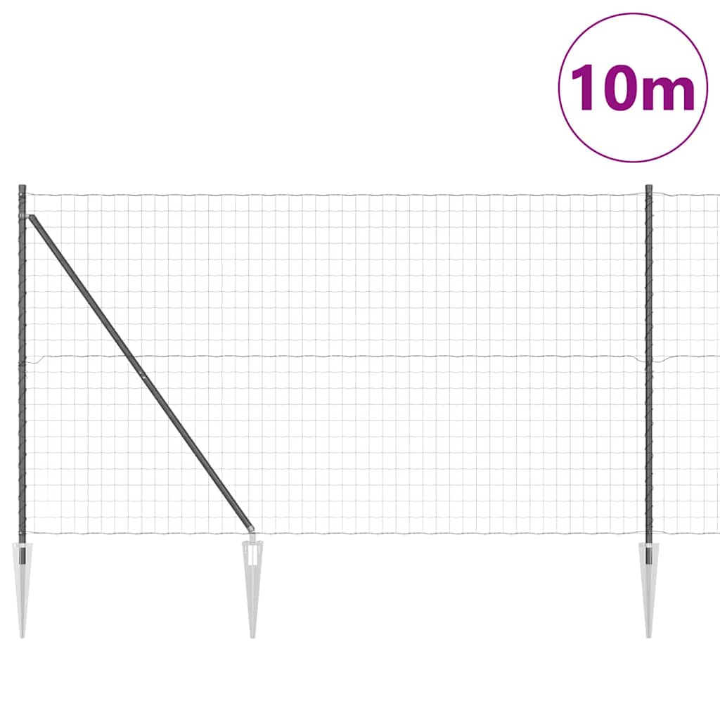 Zavareno žičano ograđivanje s bodljama 10 x 1,6 m (Š x V)