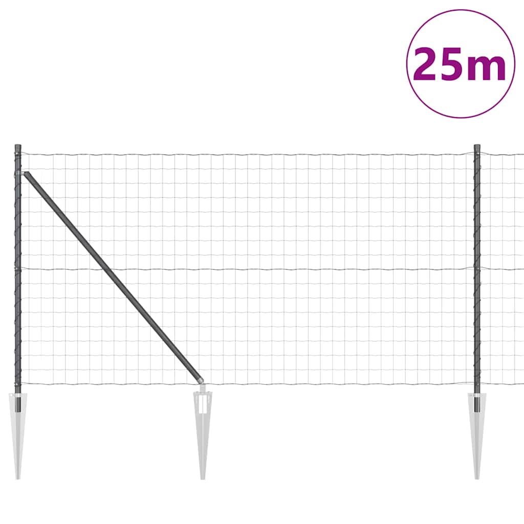 Zavareno žičano ograđivanje s bodljama 25 x 1 m (Š x V)