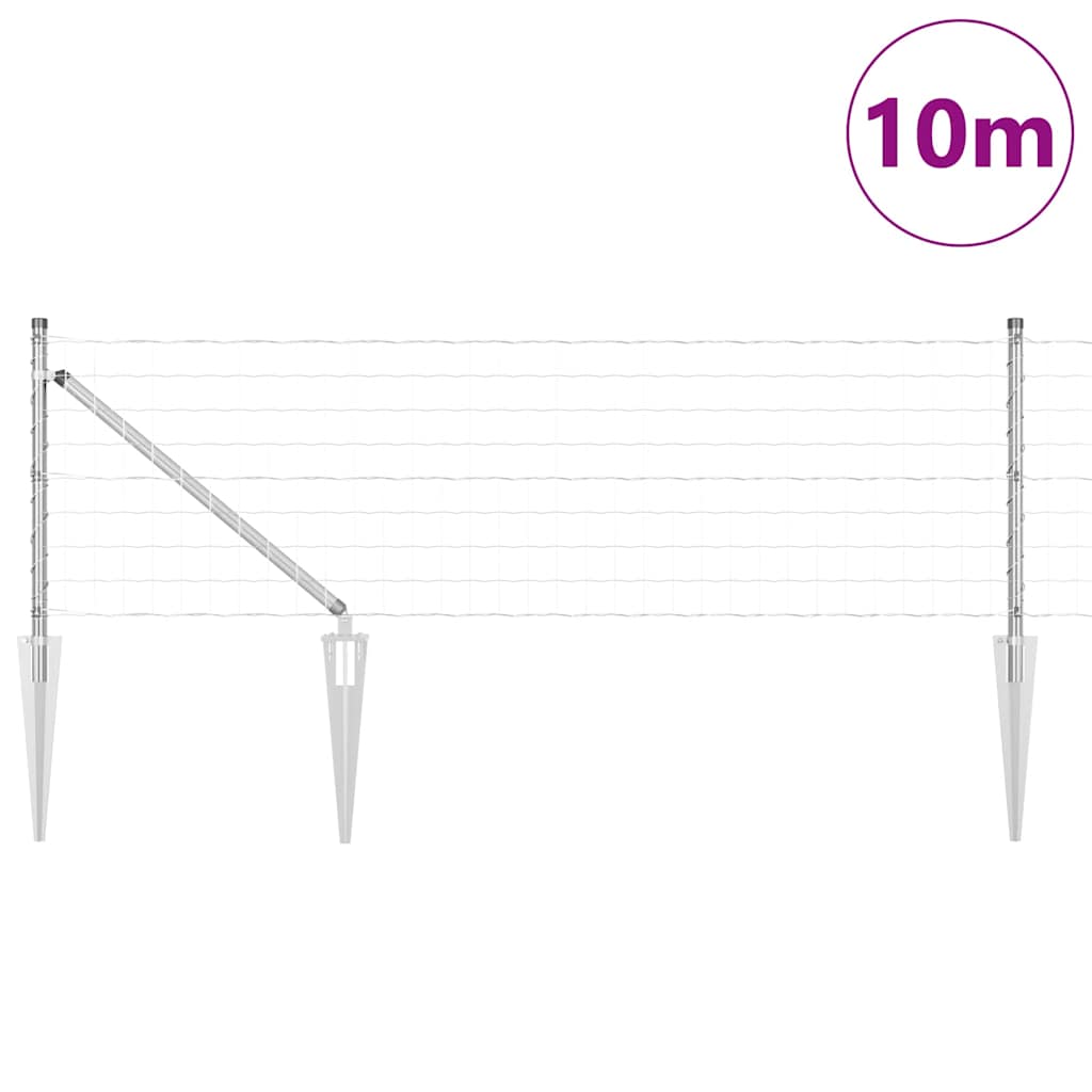 Zavareno žičano ograđivanje s bodljama 10 x 0,8 m (Š x V)