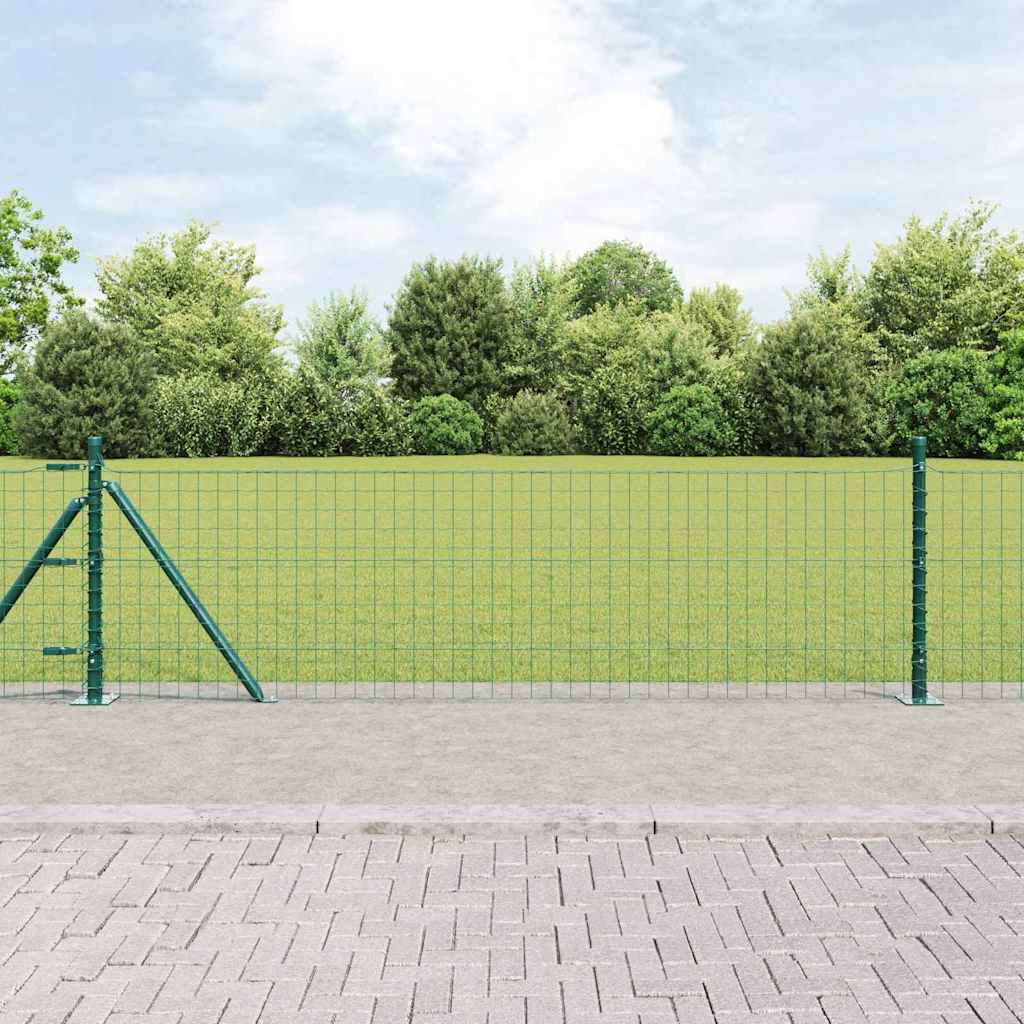 Zavareno žičano ogradno mreža s betonskom podlogom