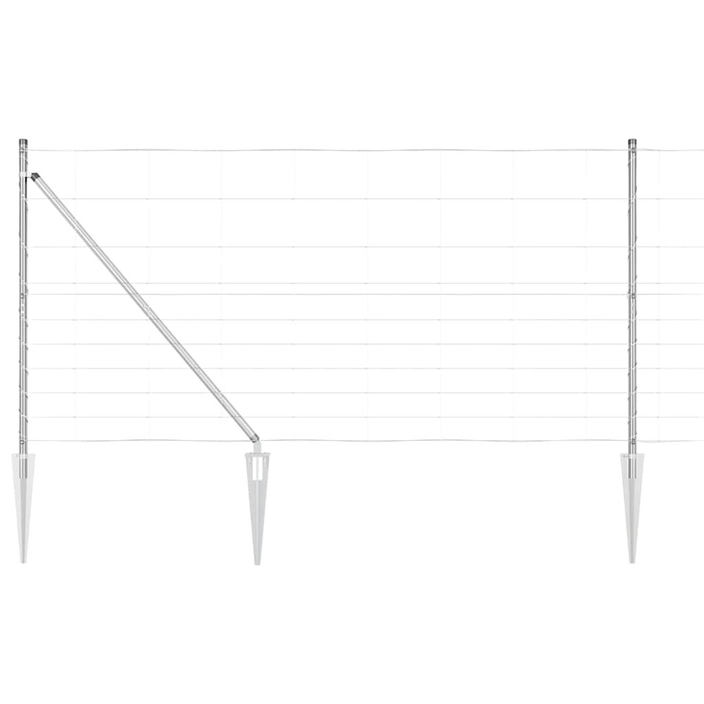 Zavareno žičano ograđivanje s bodljama 25 x 1,2 m (Š x V)