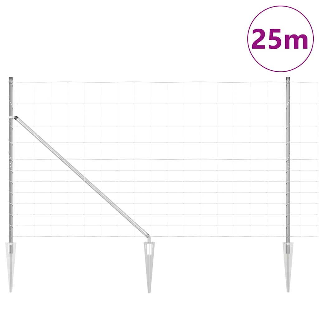 Zavareno žičano ograđivanje s bodljama 25 x 1,4 m (Š x V)