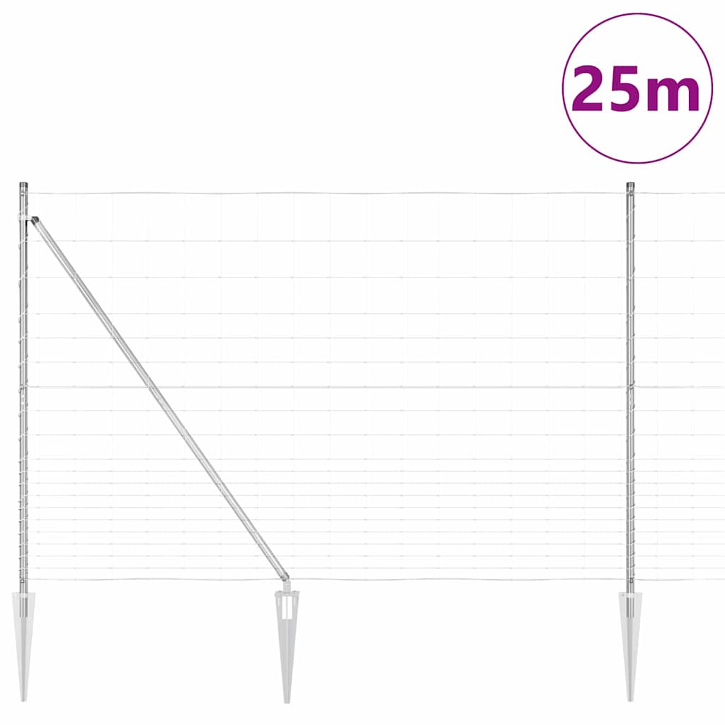 Zavareno žičano ograđivanje s bodljama 25 x 1,6 m (Š x V)
